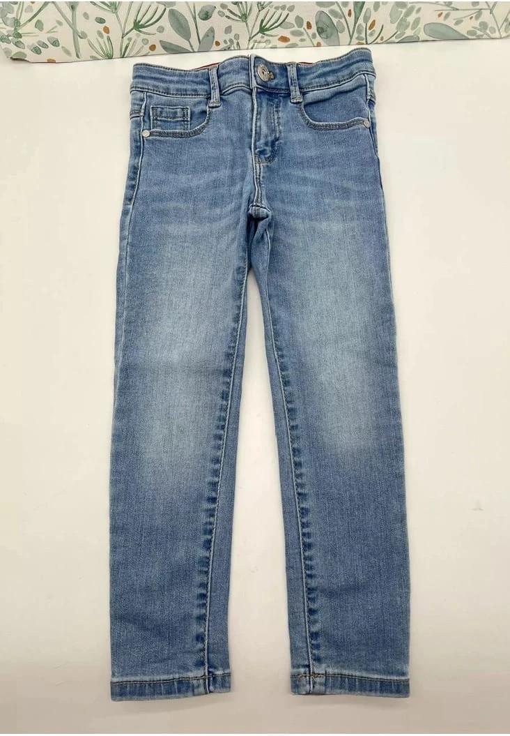 Jean skinny bleu Okaïdi fille 4 ans – Confort stretch et style