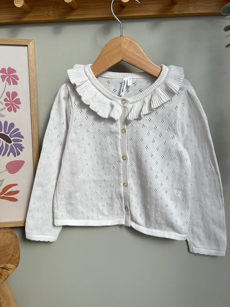 Gilet fille Orchestra - 2 ans - Blanc