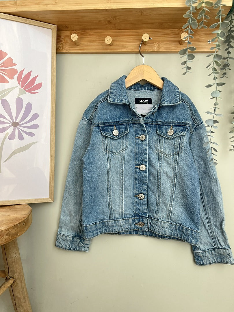 Veste en jean mixte mi-saison Kiabi - 8 ans - Bleu - garçon ou fille