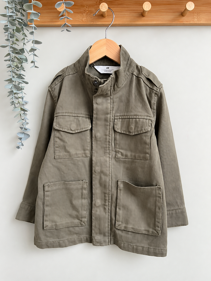 Veste kaki garçon H&m mi-saison manches longues 5 ans 6 ans