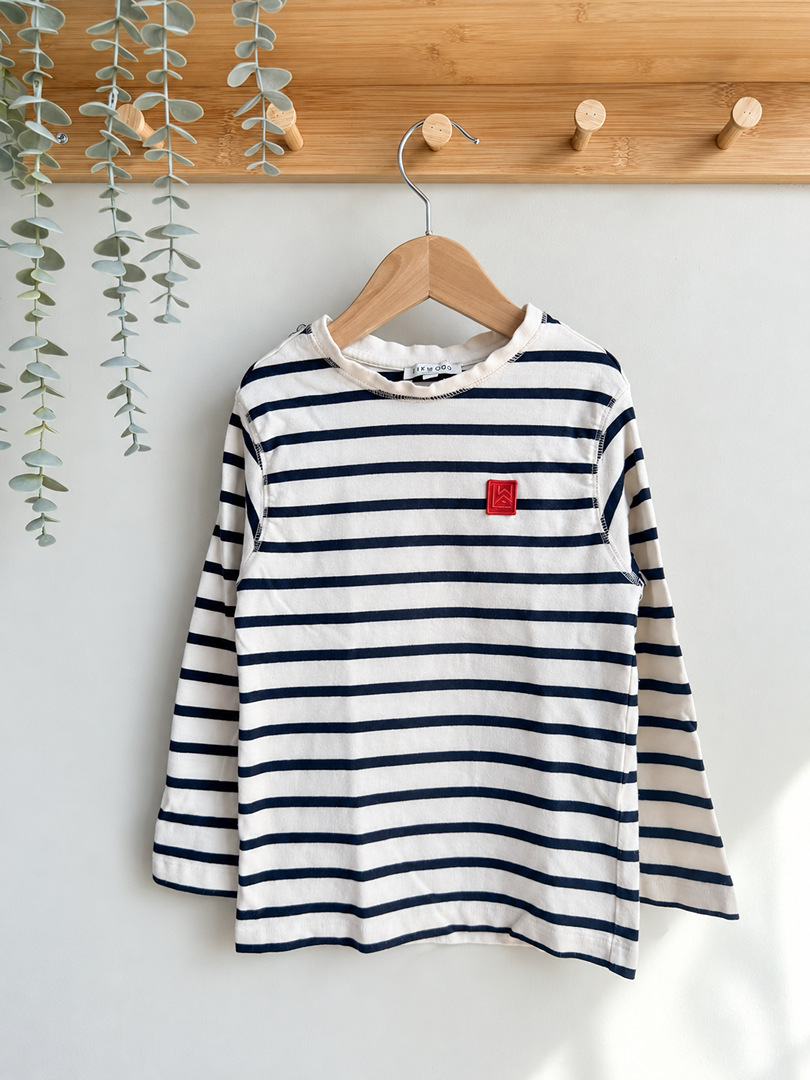 T-shirt marinière rayé Liewood fille 5 ans mi-saison manches longues
