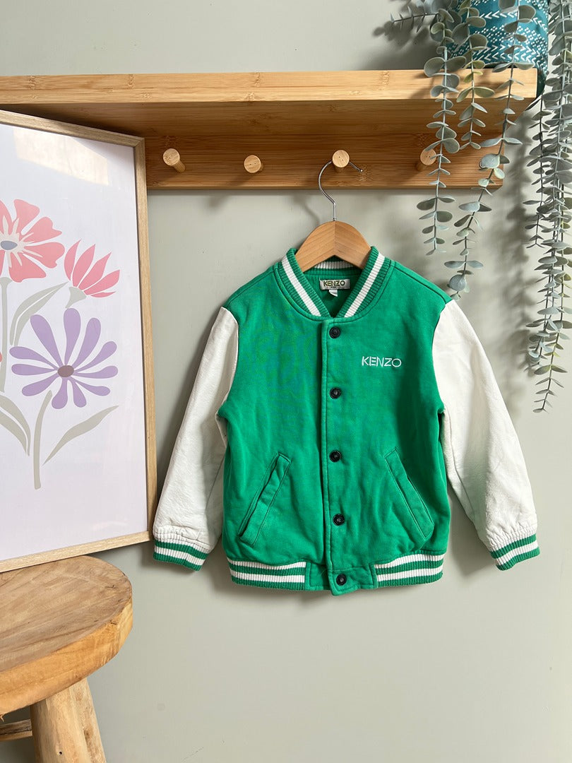 Blouson Teddy Kenzo Kids vert 4 ans garçon mi-saison