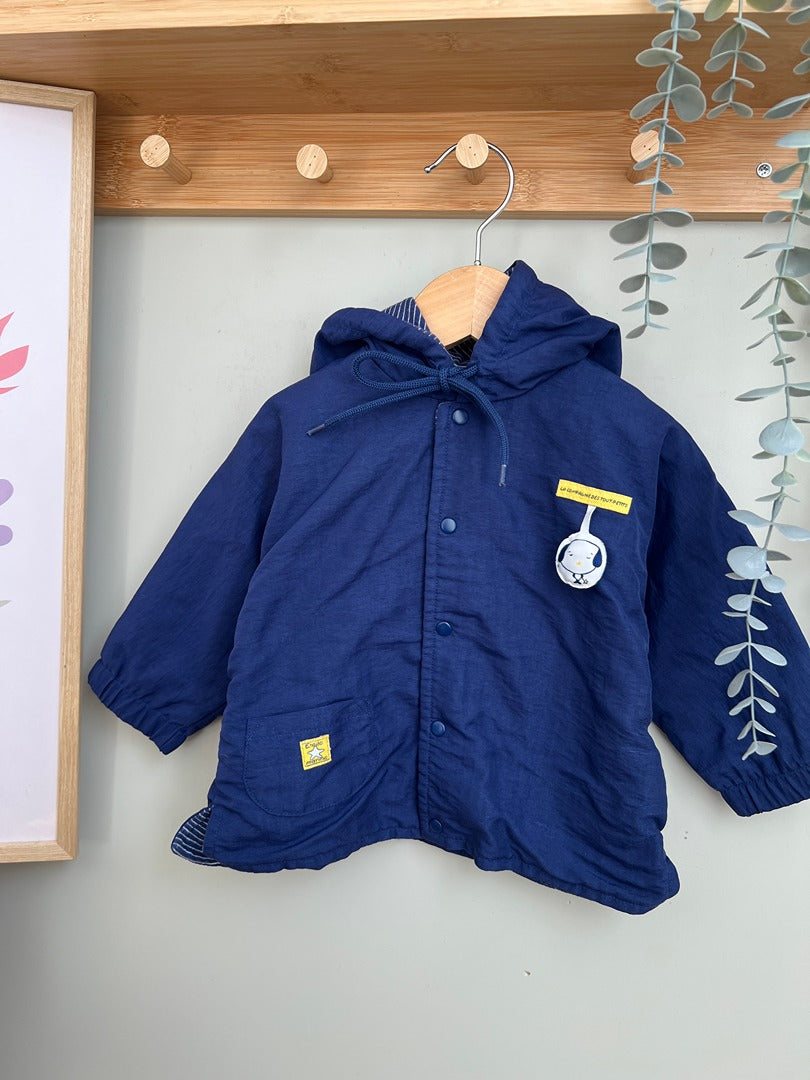 Veste coupe vent garçon - mi-saison idéal printemps - Cie des Petits - 12 mois - Bleu marine