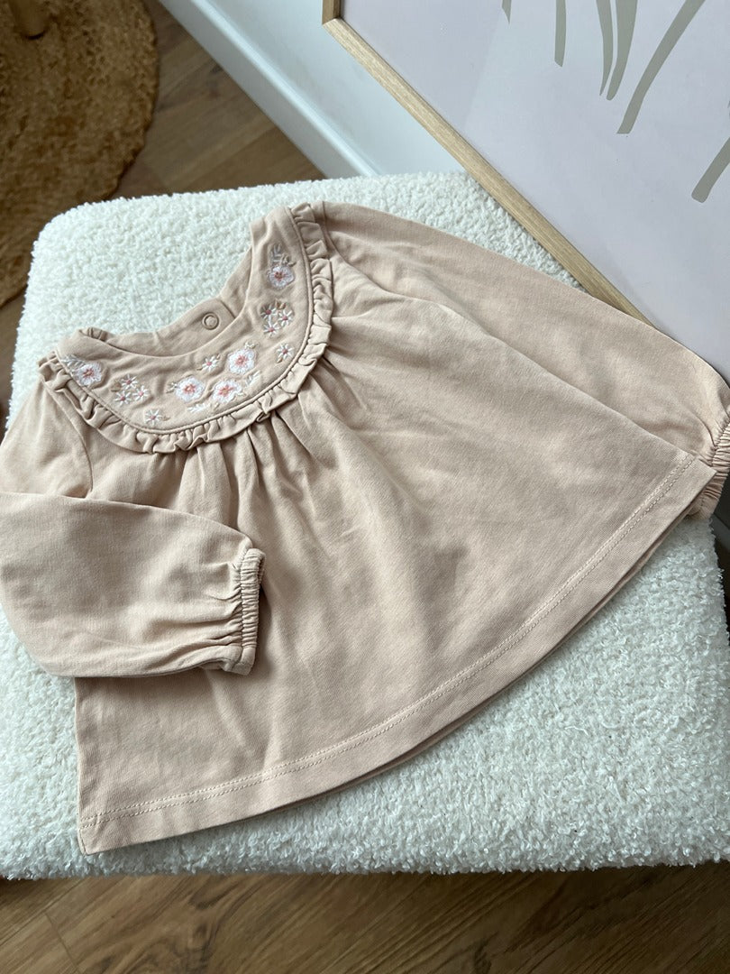 T-shirt manches longues Fille C&a - 6 mois / 9 mois - Rose