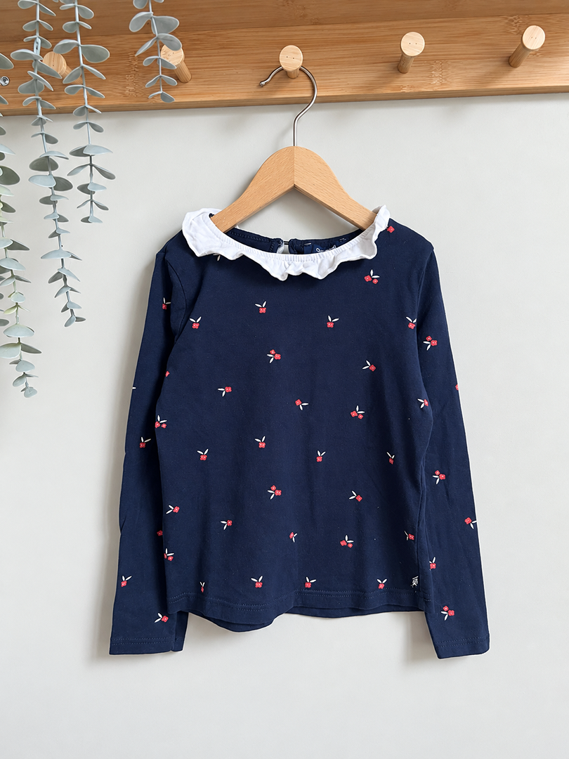 Chemise Manches Longues Fille Okaïdi 4 Ans Mi-saison
