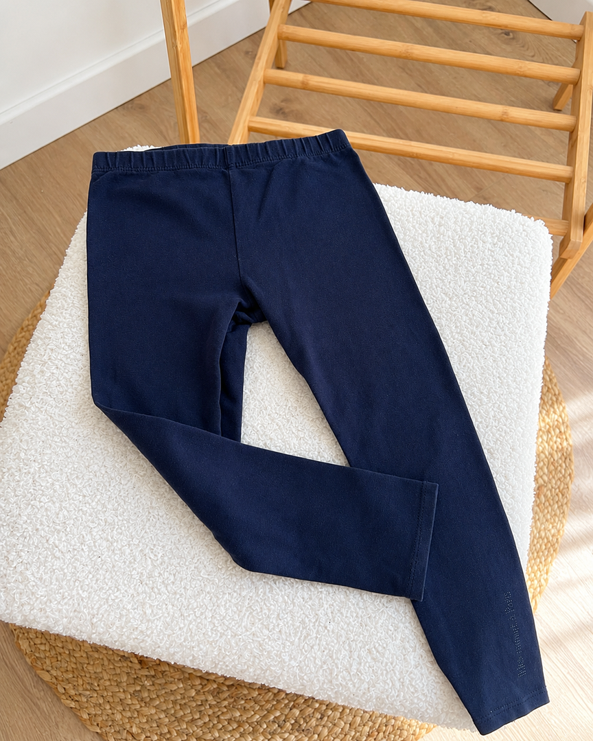 Legging fille Ikks 2 ans gris mi-saison coton
