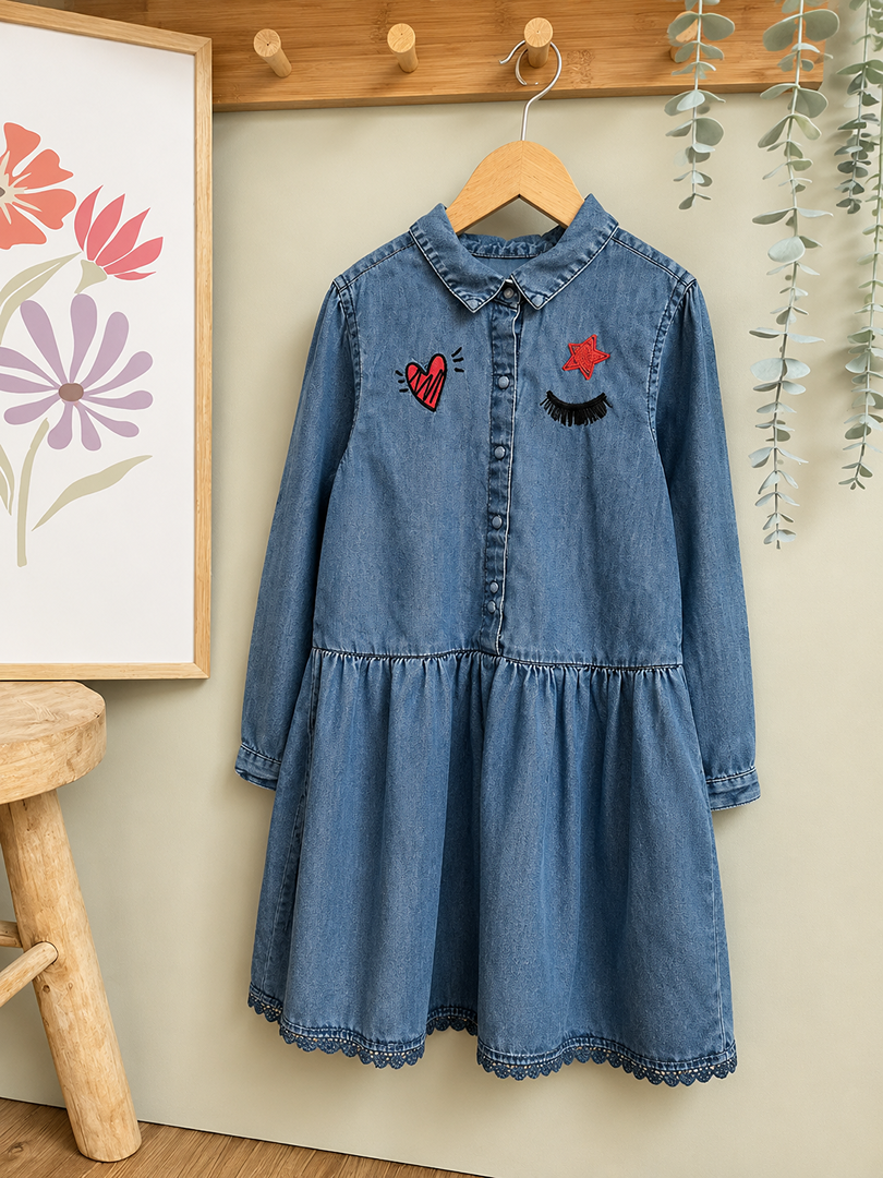 Robe Courte En Jean Fille Orchestra 6 Ans Mi-saison
