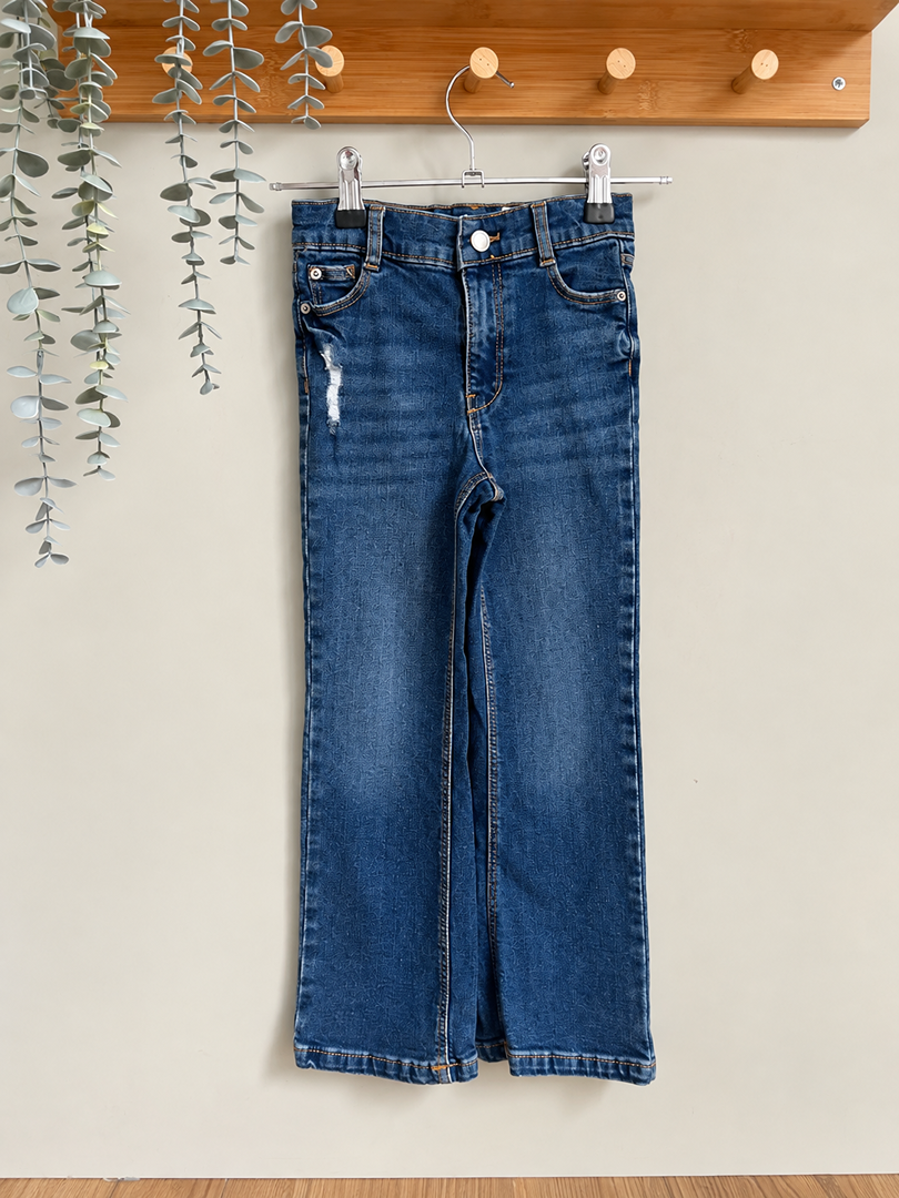 Jean flare fille Kiabi 5 ans bleu mi-saison