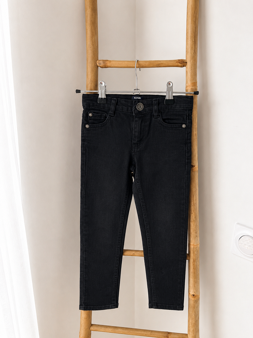 Jean slim fit noir Kiabi garçon mi-saison 4 ans