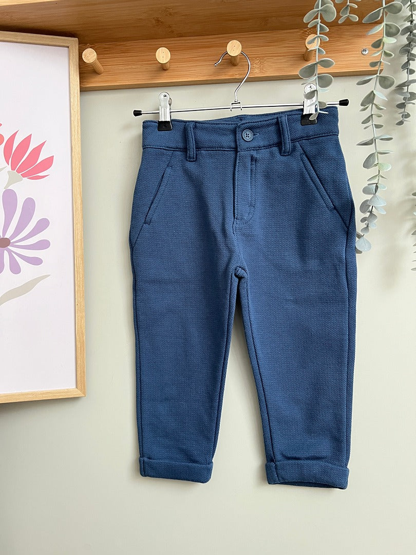 Pantalon chino bleu garçon Tape à l'oeil 3 ans