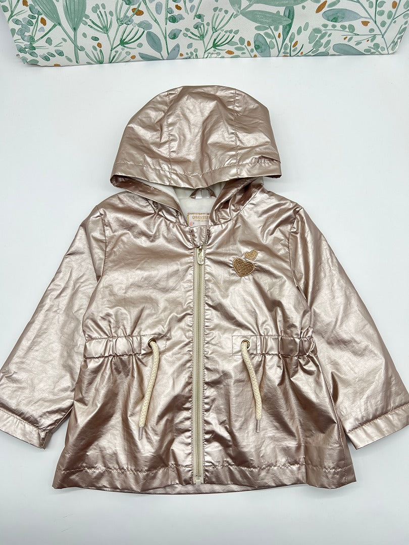 Coupe-vent enfant Orchestra - 18 mois - Rose Métallisé - État : Excellent Fille
