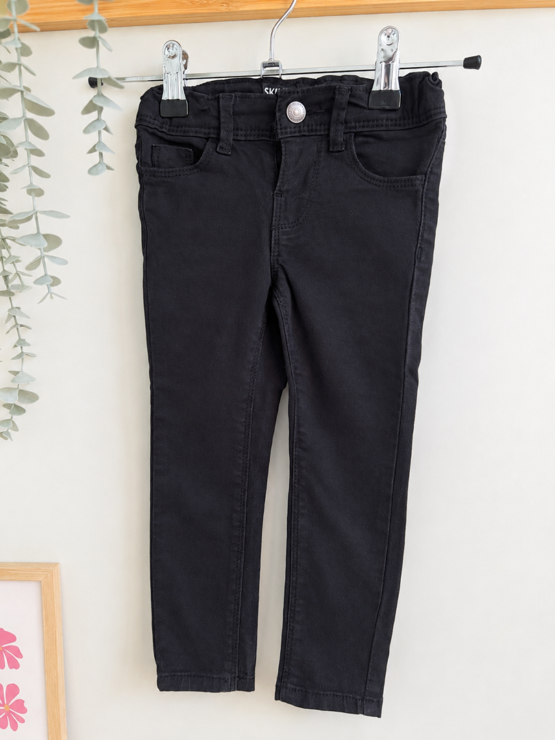 Jean skinny noir Kiabi 3 ans fille mi-saison