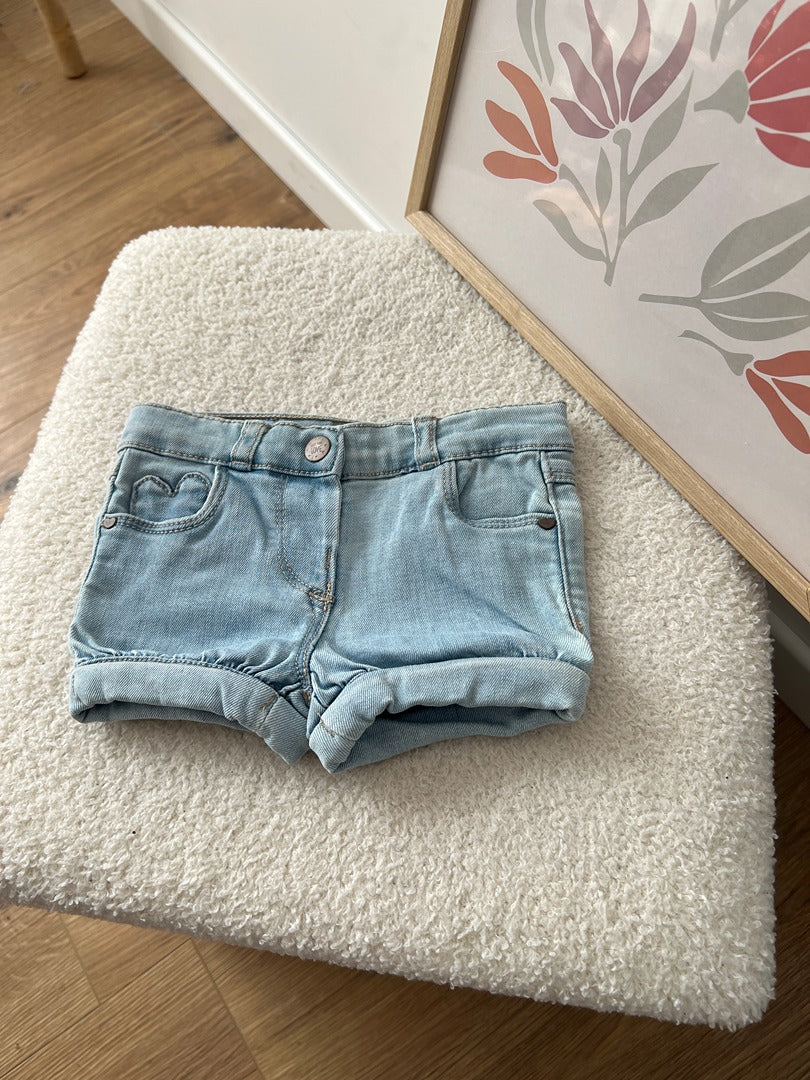 Short en jean été fille Tape à l'oeil Tao - 9 mois - Bleu clair