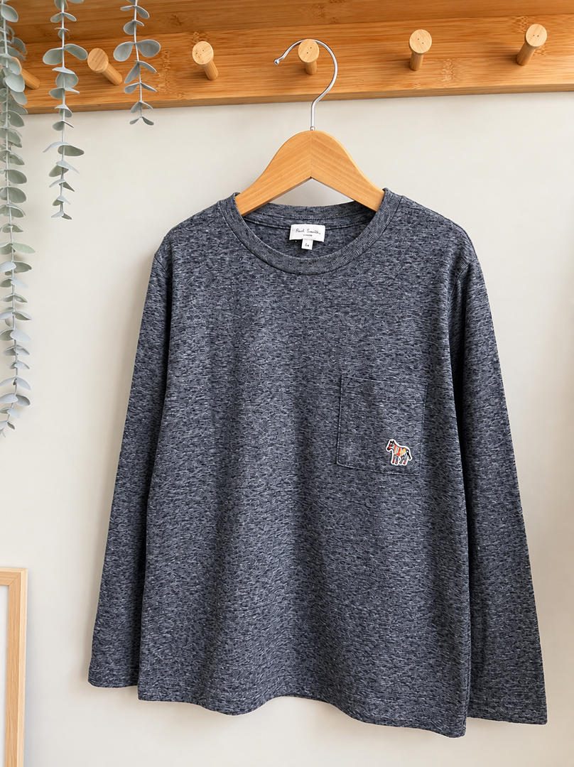 T-shirt gris Paul Smith 6 ans garçon manches longues
