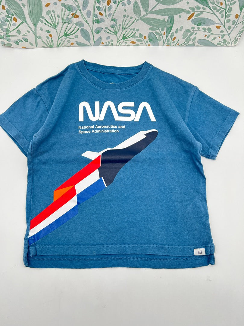 T-shirt imprimé été manches courtes garçon Gap - 3 ans - Bleu