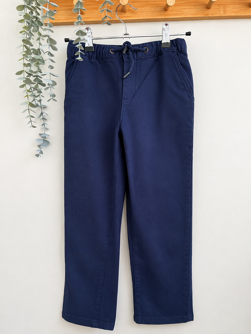 Pantalon garçon Monoprix 8 ans bleu marine mi-saison chino