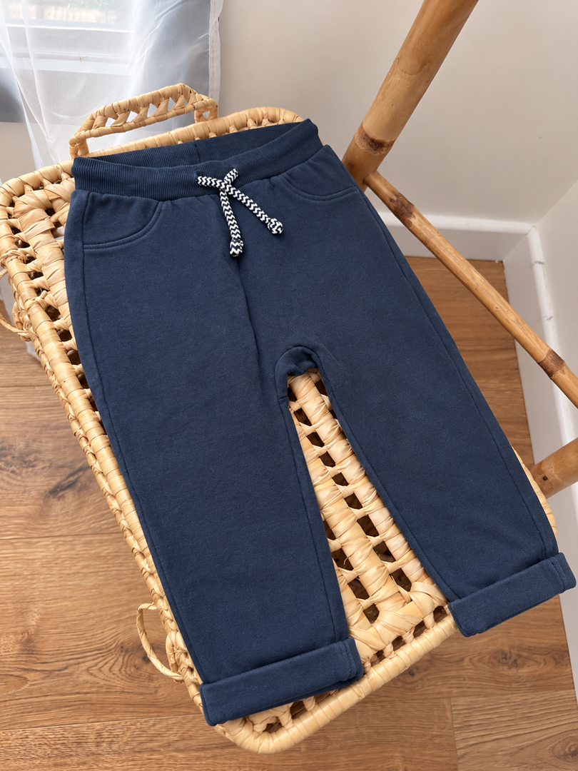 Pantalon jogging garçon Tape à l'œil noir 2 ans mi-saison
