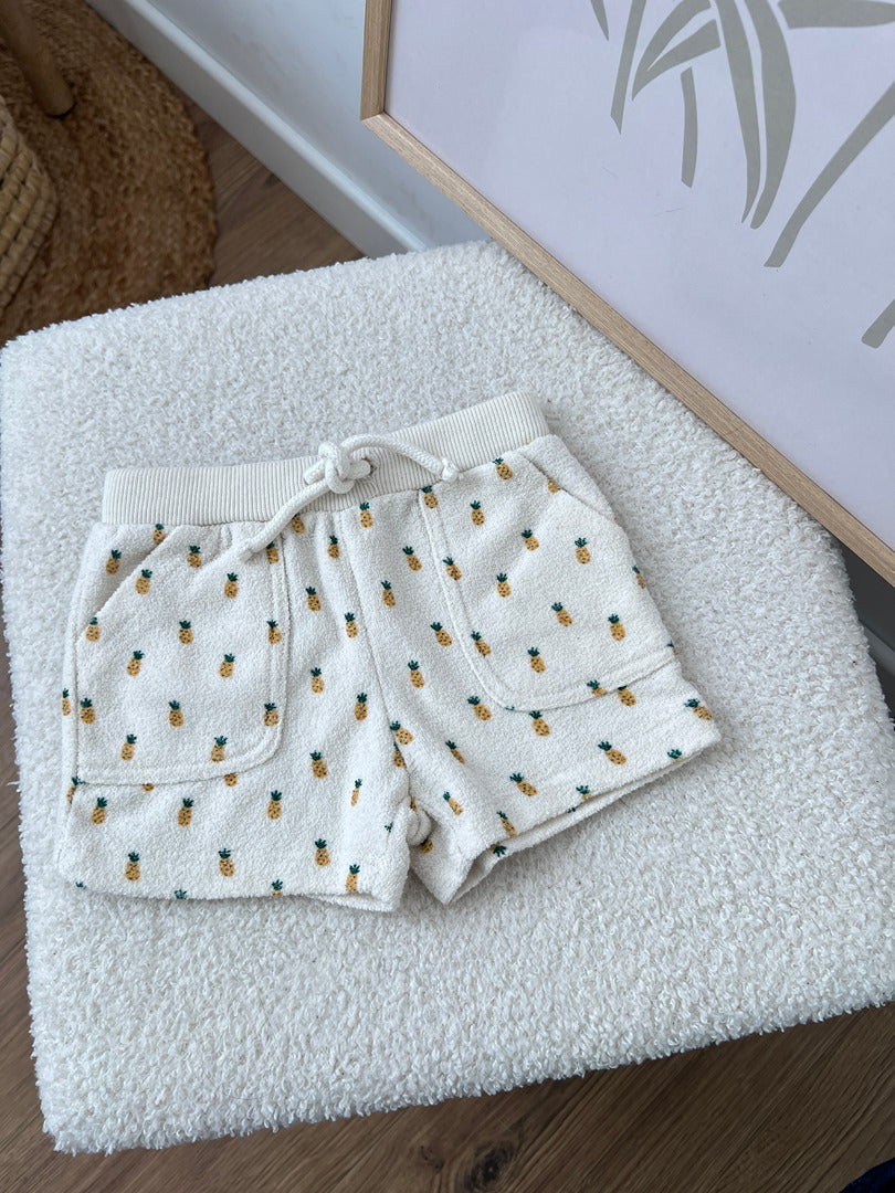 Short éponge bébé garçon Tape À L'oeil - 6 mois - Crème