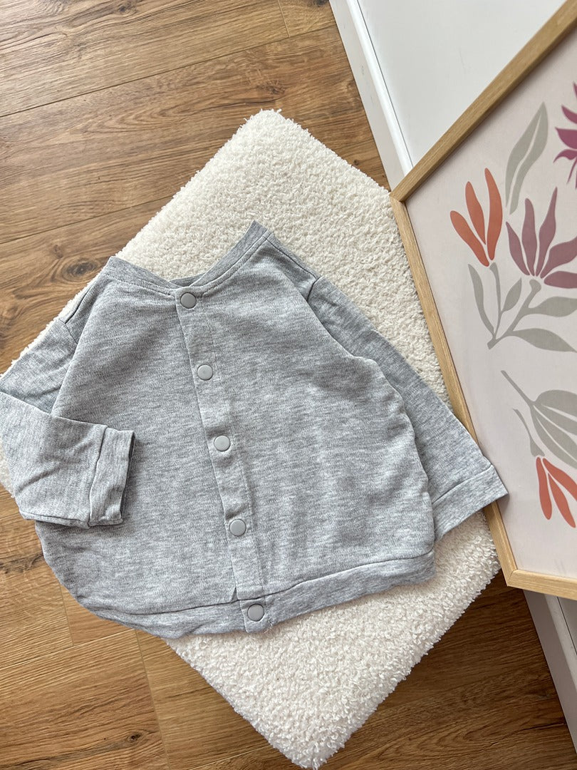 Gilet H&m gris chiné bébé mixte 3 mois - garçon ou fille