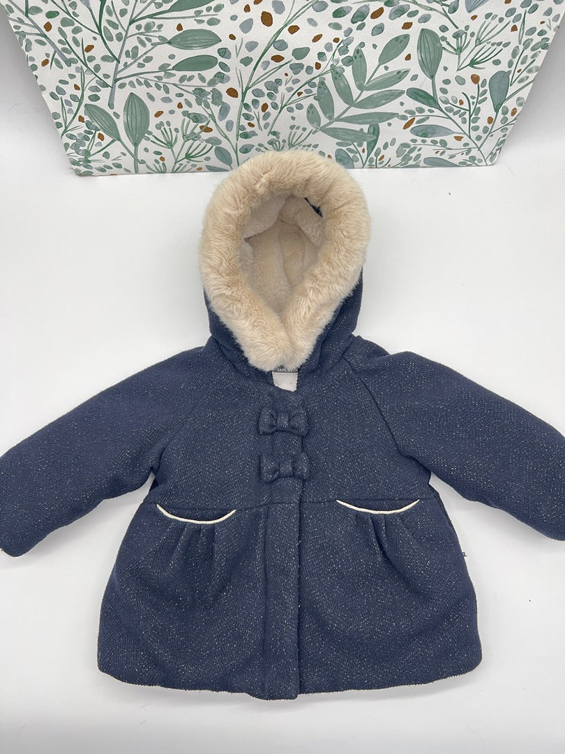 Manteau Duffle-coat Tape à l'oeil fille 12 mois marine hiver