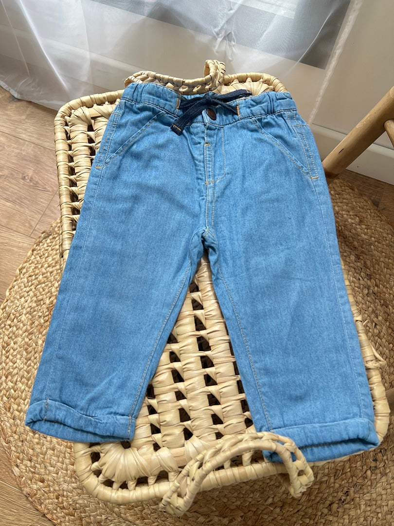 Pantalon jean bébé garçon Kiabi 9 mois mi-saison bleu