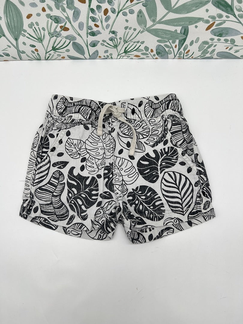 Short été garçon Kiabi - 3 ans - Blanc fleuri