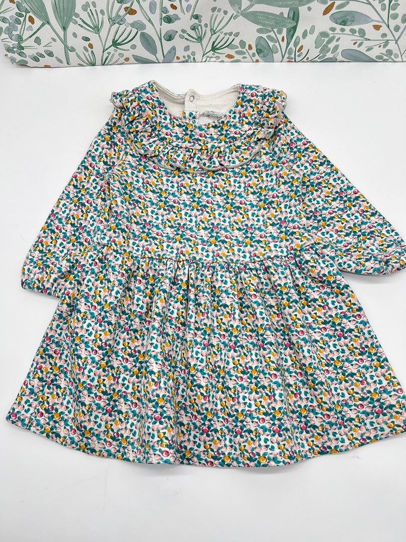 Robe fille Petit Bateau - 18 mois - Crème - État : Excellent