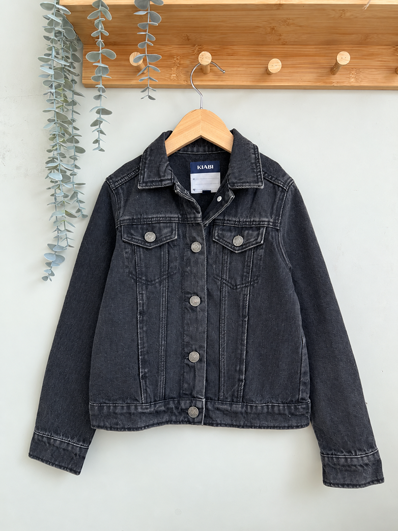 Veste en jean Kiabi noire mixte 8 ans - fille ou garçon
