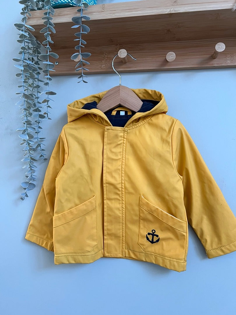 Imperméable jaune 12 mois mixte fille garçon mi-saison manches longues