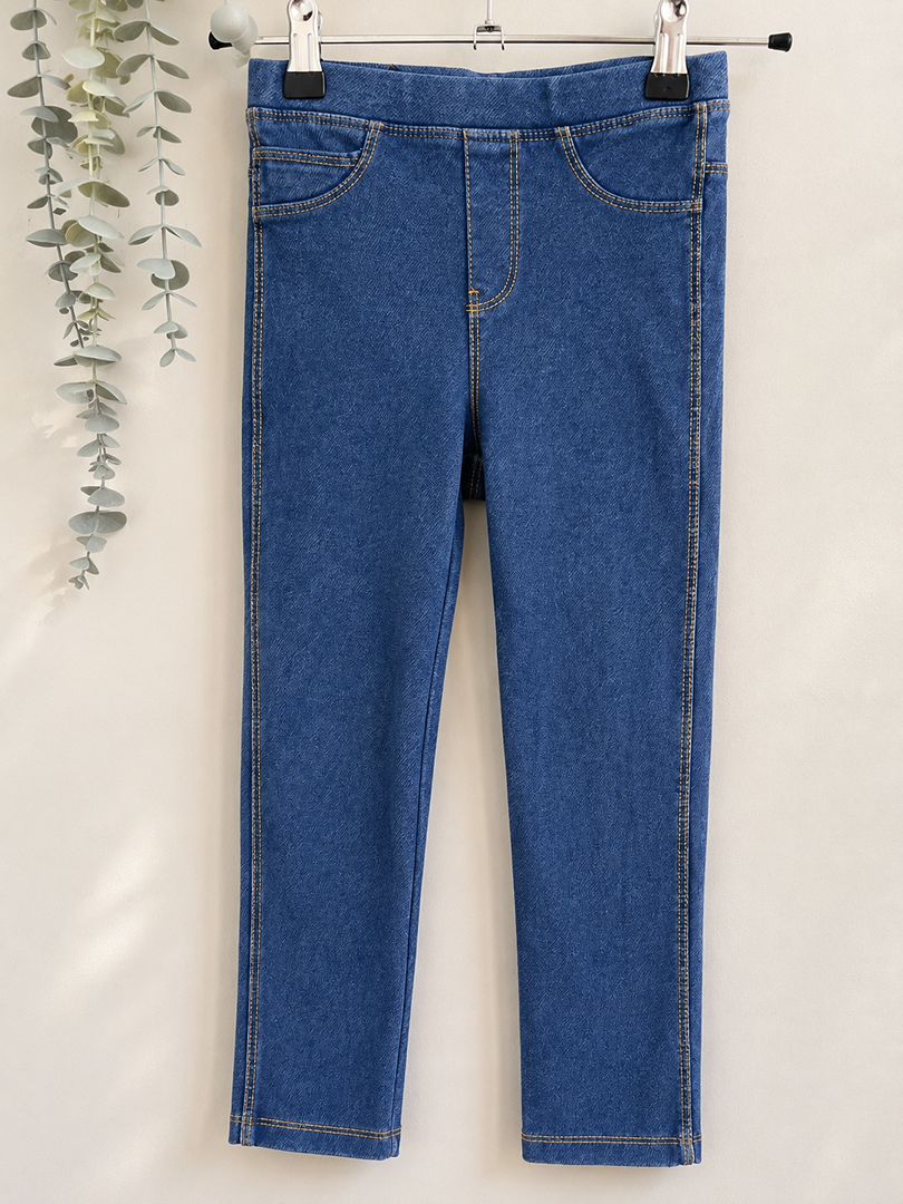 Jegging Bleu Zara 6 ans fille Mi-saison