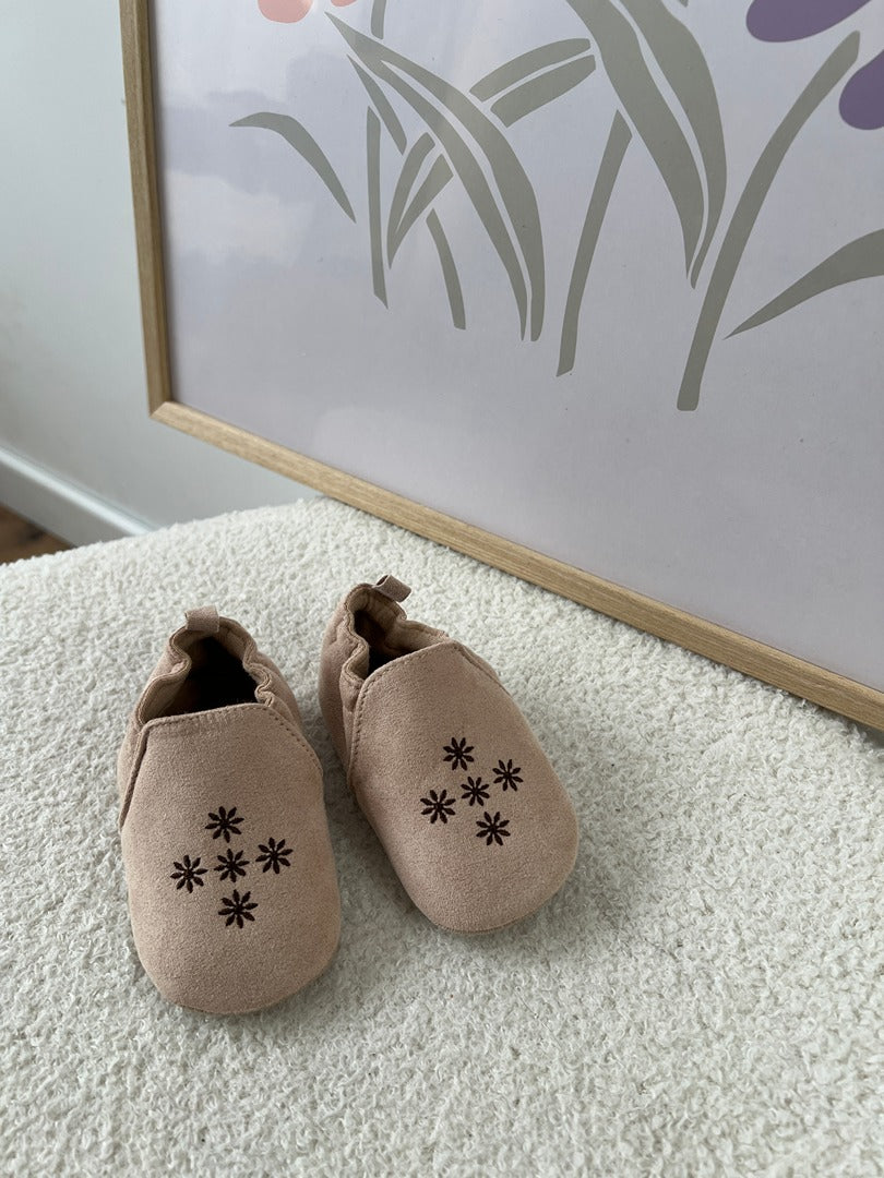 Chaussons bébé fille Sans marque - 9 mois / 12 mois - Beige