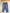 Jean fille 2 ans 3 ans 92 cm coupe paperbag denim bleu mi-saison