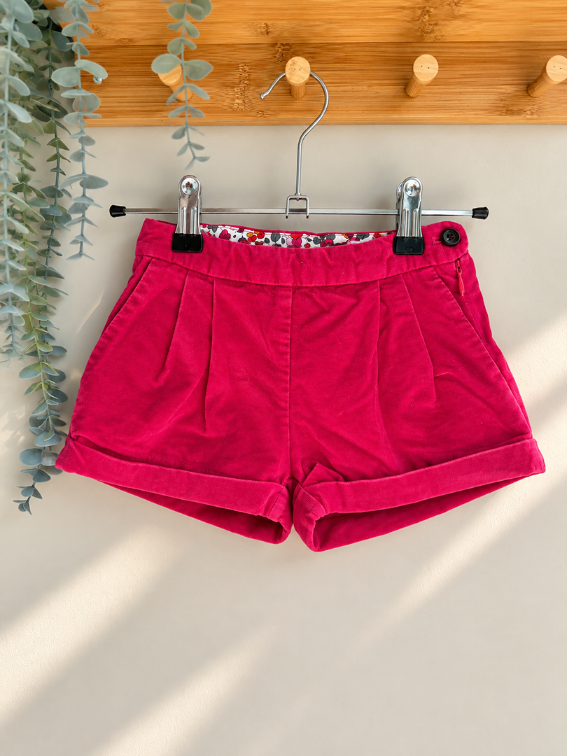 Short fille Jacadi rose mi-saison 4 ans