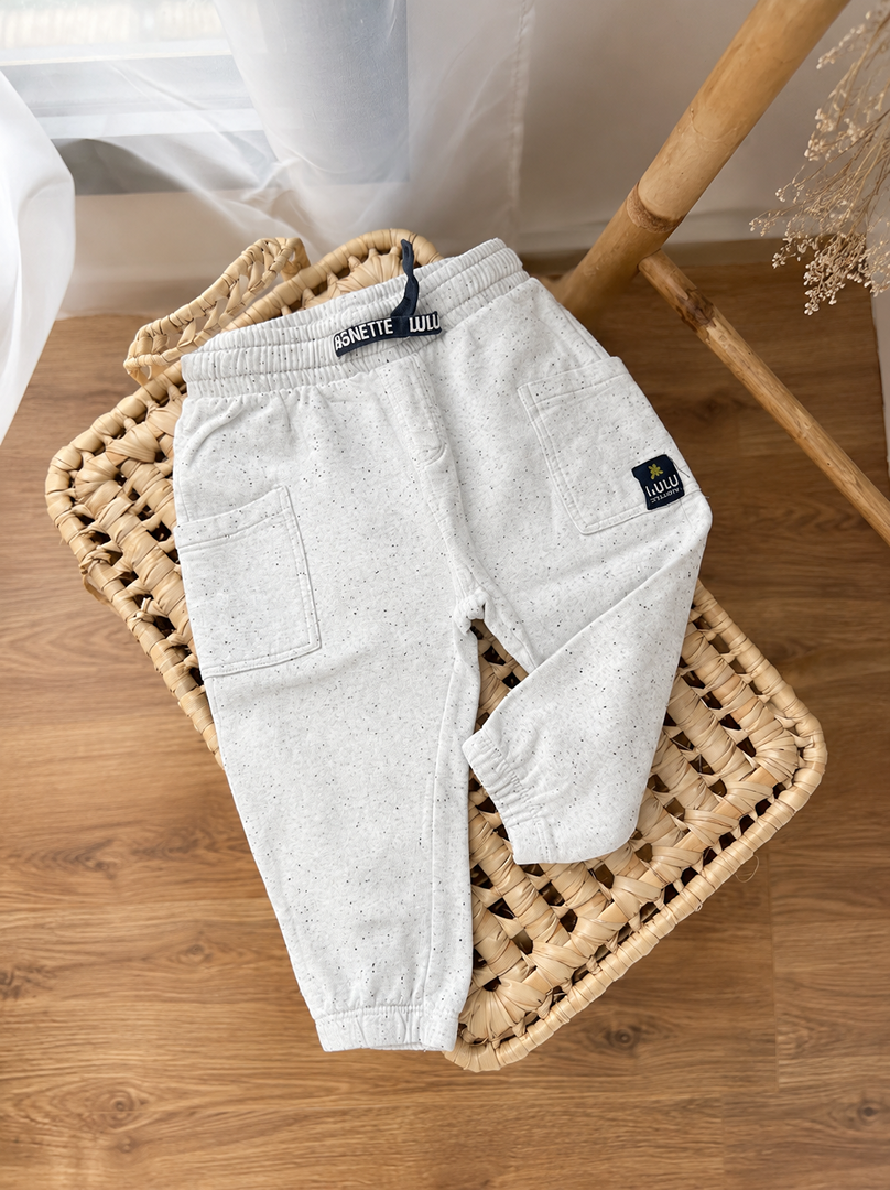 Jogging garçon gris mi-saison Lulucastagnette gris 2 ans