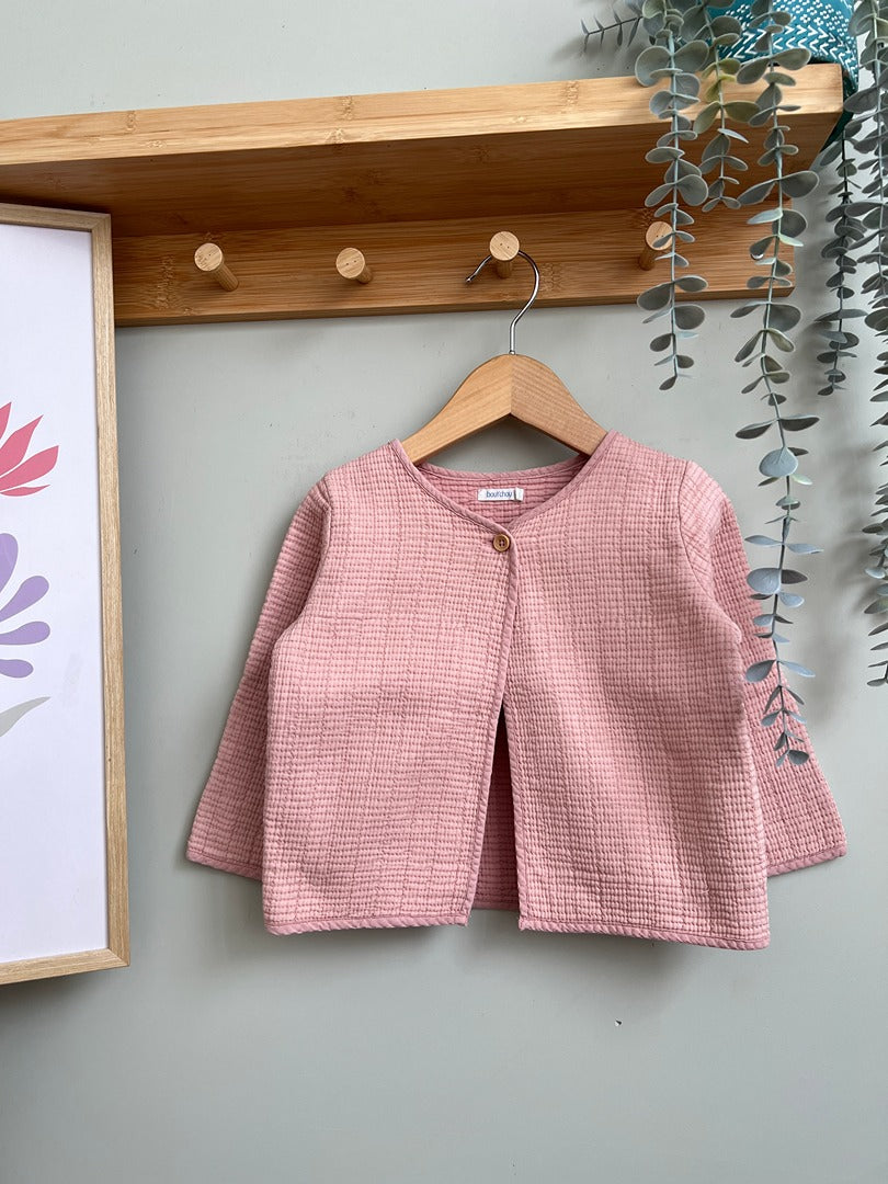 Gilet veste mi-saison rose bout'chou 3 ans fille