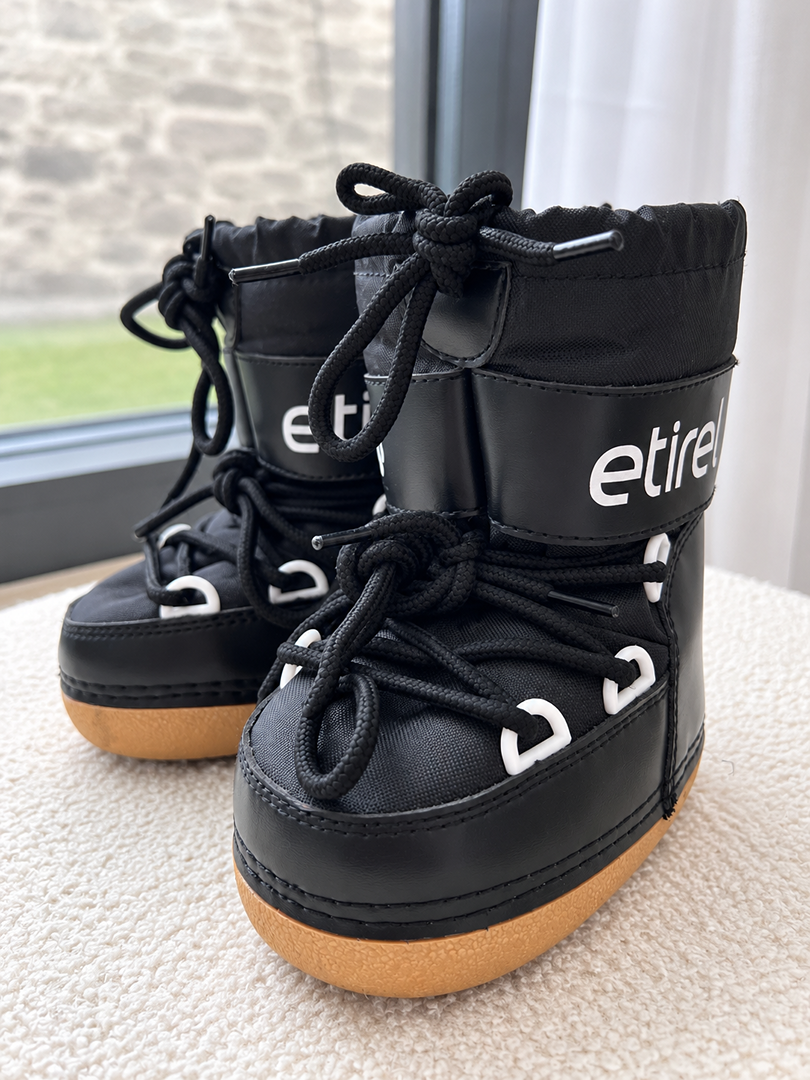 Bottes de neige enfant Mixte hiver noir Etirel 20-22