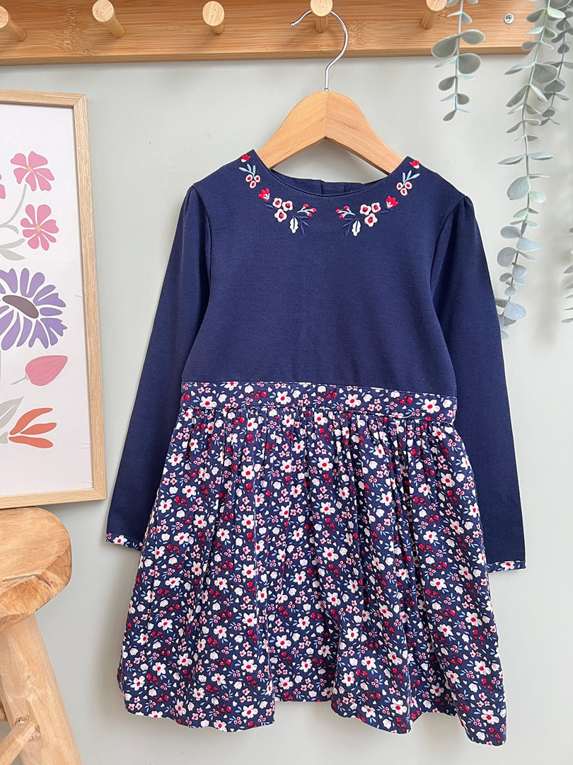 Robe Sergent Major - 5 ans - Bleu marine - État : Excellent Fille