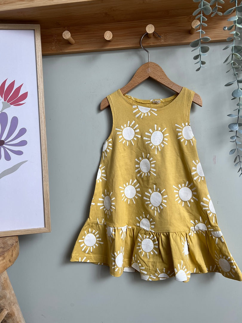 Robe fille Zeeman 3 ans jaune soleil été sans manches