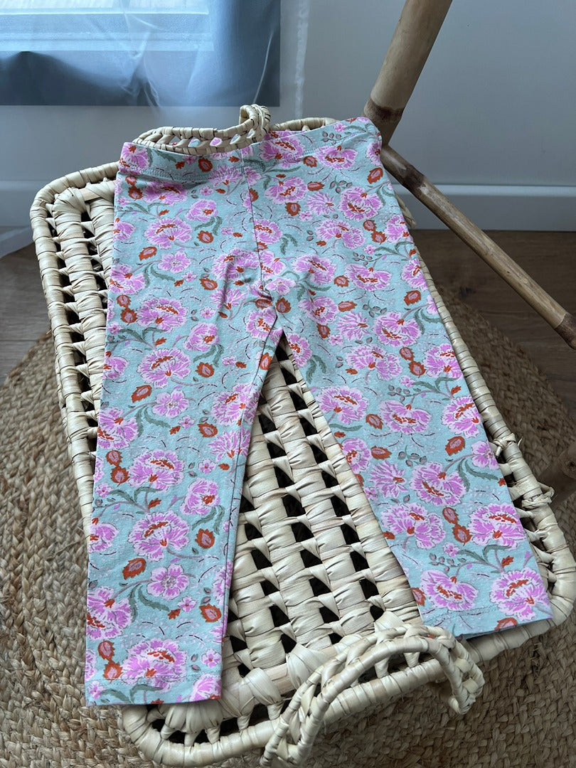 Legging fille Du Pareil Au Même 2 ans mi-saison floral