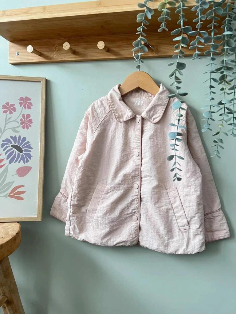 Veste rose légère Zara – fille – parfaite mi-saison – 3 ans