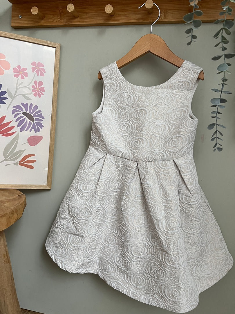 Robe de cérémonie fille été Du Pareil au même Dpam - 4 ans - Crème touche doré