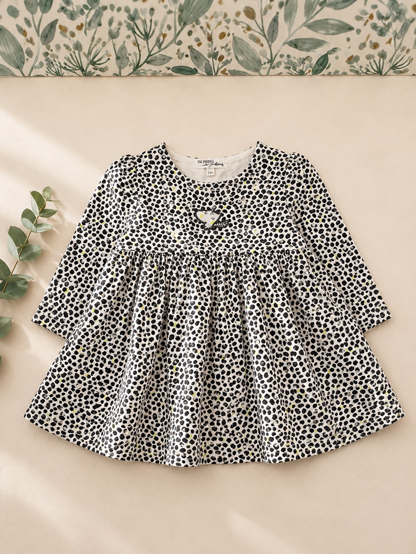 Robe Fille Du Pareil Au Même 6 Mois Manches Longues Hiver