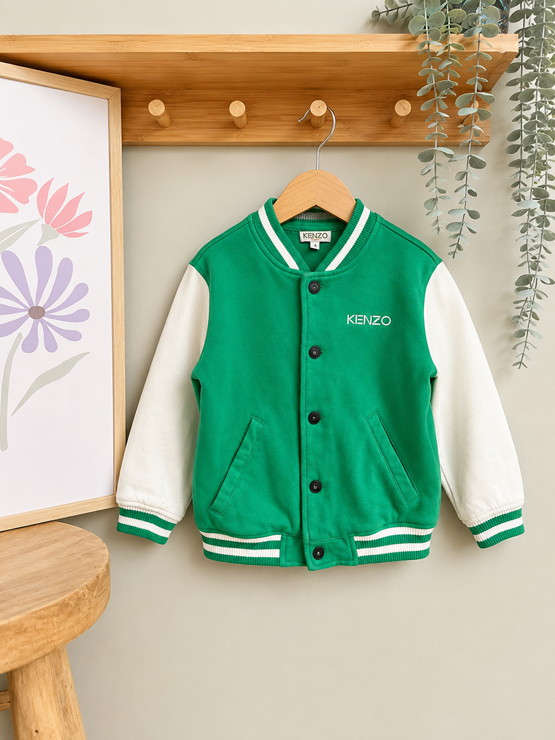 Veste Blouson Aviateur style teddy garçon Kenzo Kids 4 Ans Mi-saison