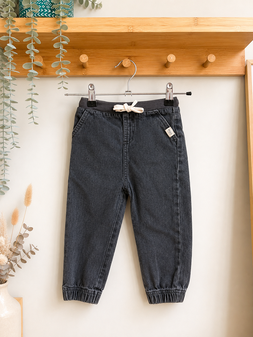 Jean jogger cargo garçon Kiabi gris 3 ans mi-saison
