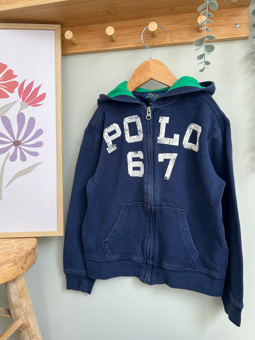 Sweat pull Ralph Lauren 7 ans garçon marine manches longues