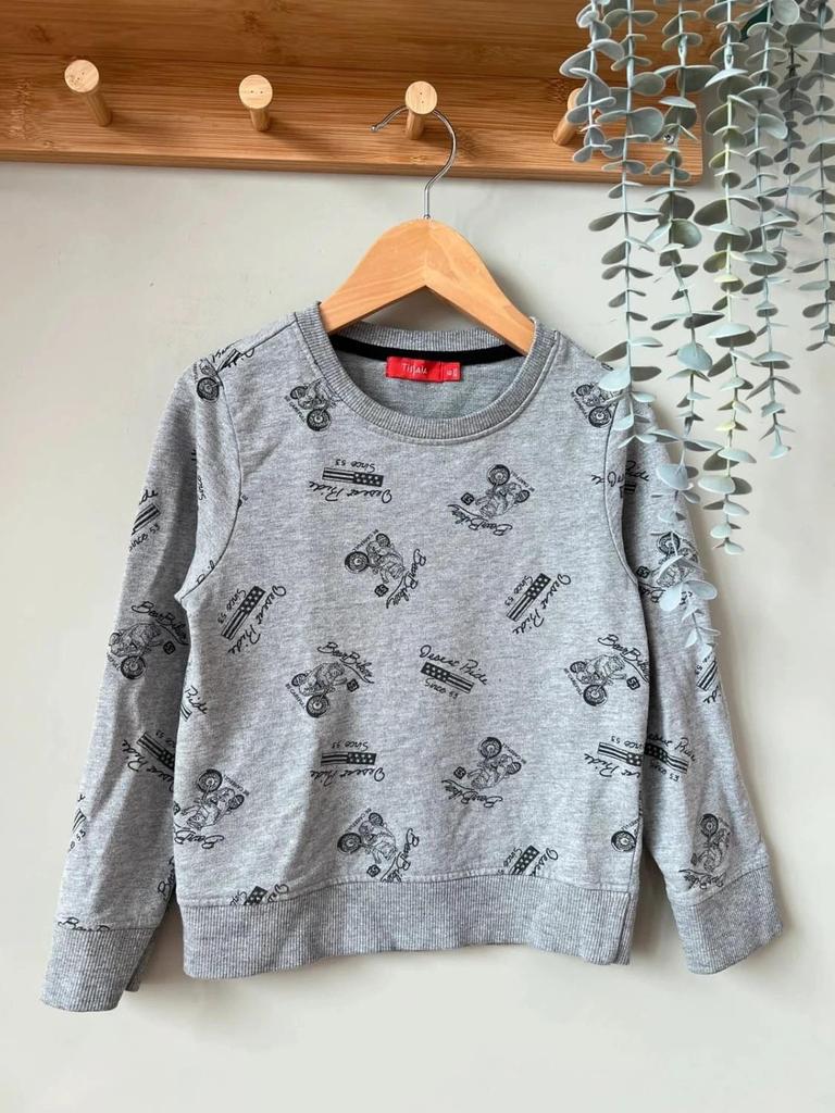 Pull gris garçon Tissaia 6 ans – Doux et pratique pour l’école