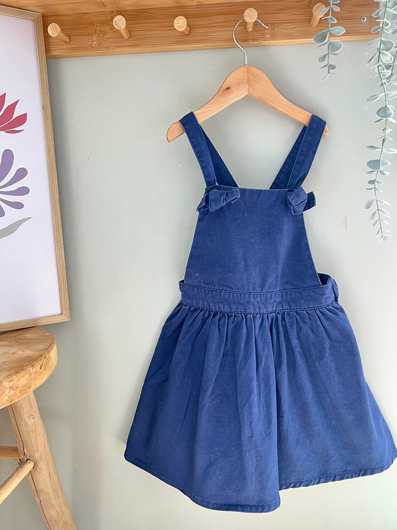 Robe salopette fille Monoprix Kids - 5 ans - Bleu marine