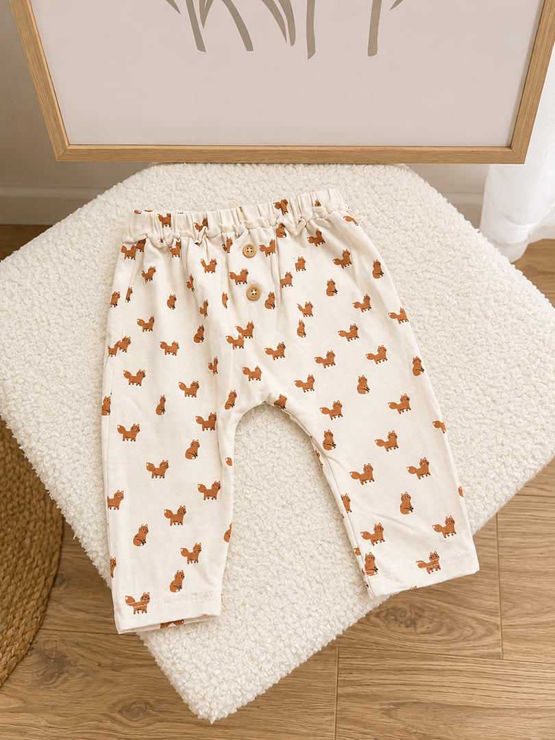 Sarouel mixte sarouel chat - La redoute beige 3 mois mi-saison fille ou garçon