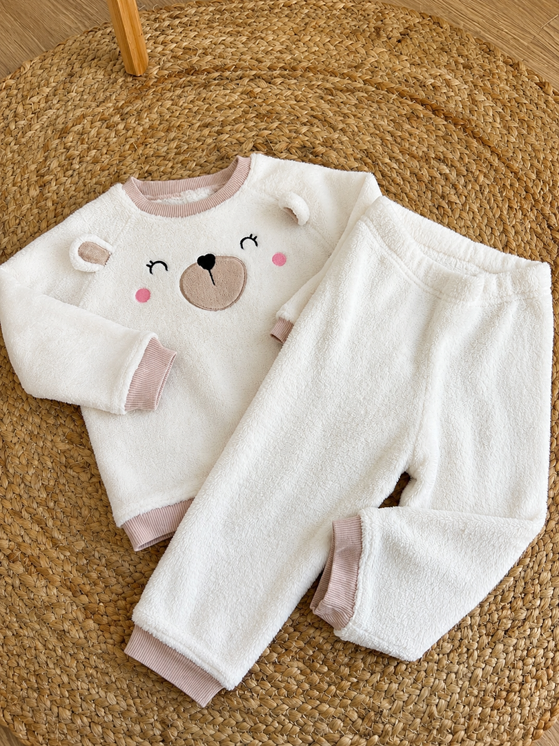 Ensemble pyjama 2 pièces pilou pilou Kiabi fille 2 ans hiver manches longues