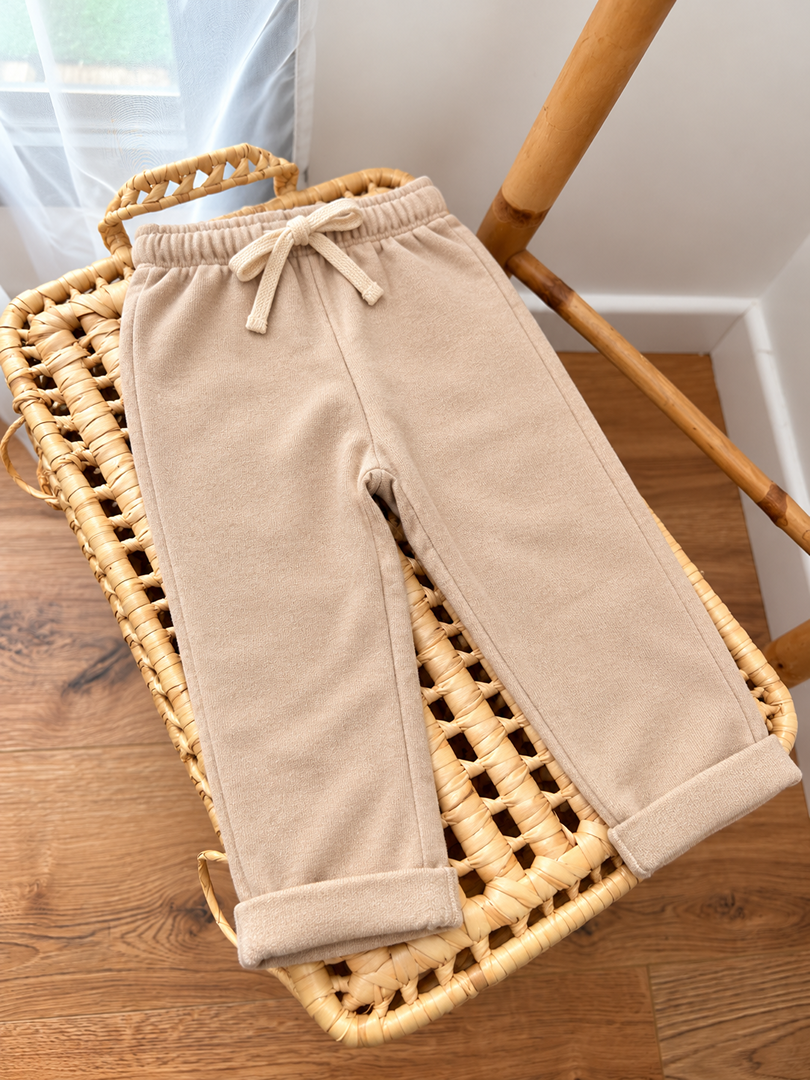 Pantalon de survêtement jogging garçon Kiabi 18 mois beige mi-saison